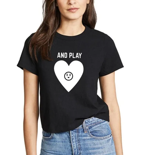 Love Plug and Play Matching Couple Tees