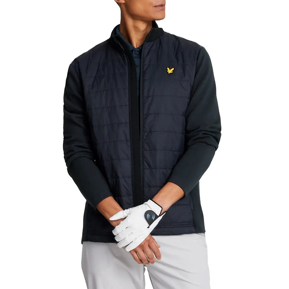 Lyle & Scott Baffle  Quilted Golf Jacket - Navy
