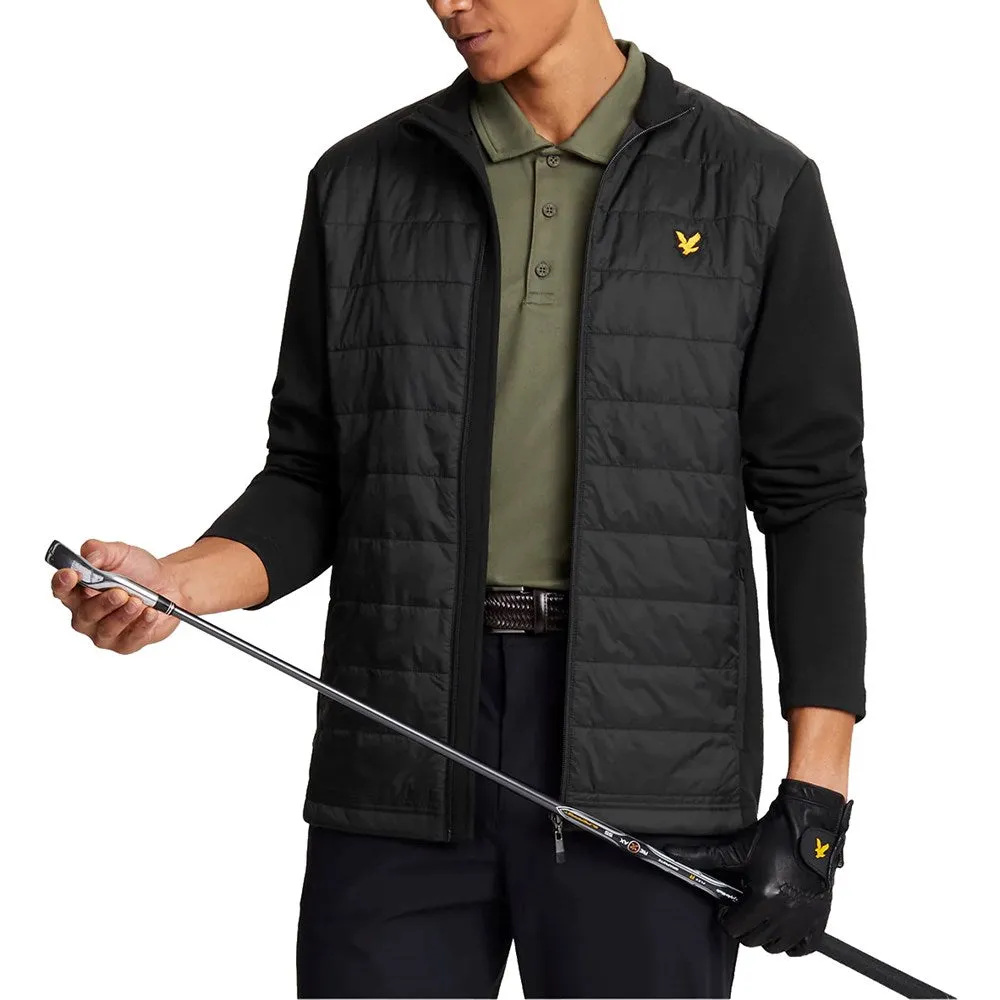 Lyle & Scott Golf Baffle Quilted Jacket - Black