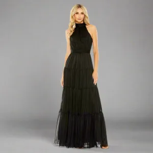 MacDuggal black dress, size 6