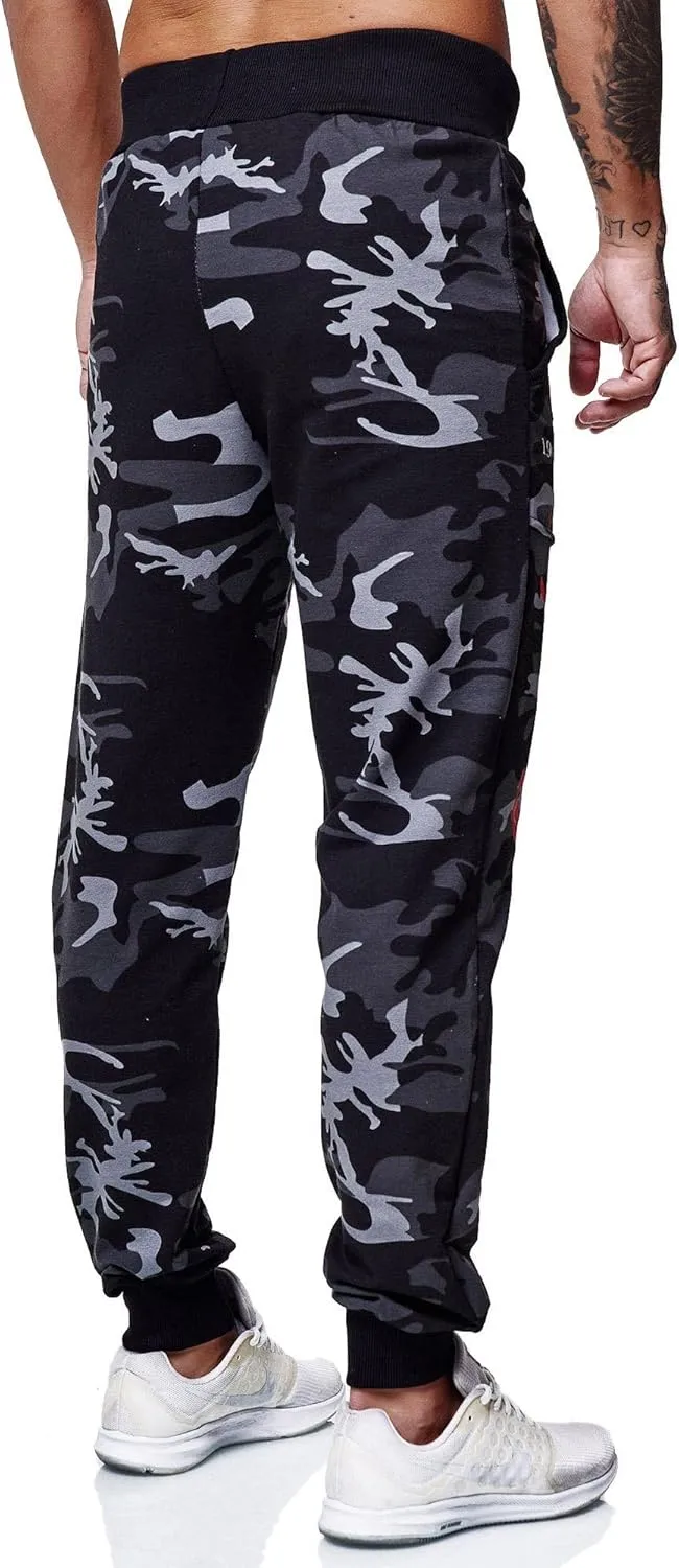 Marine Royal Men's Jogger Pants, Sports Fitness Running Casual Sweatpants