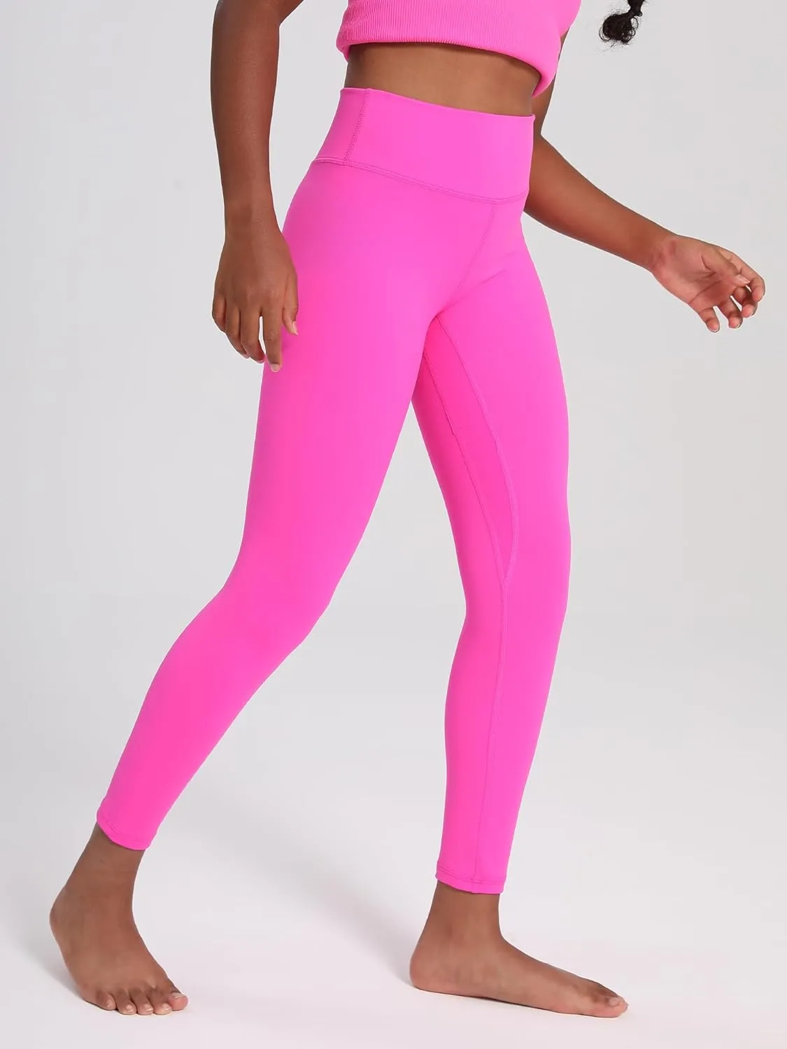 MCEDAR Girls Leggings Athletic Pants High Waisted Soft Yoga Pants Kids Workout Dance Tights Pants