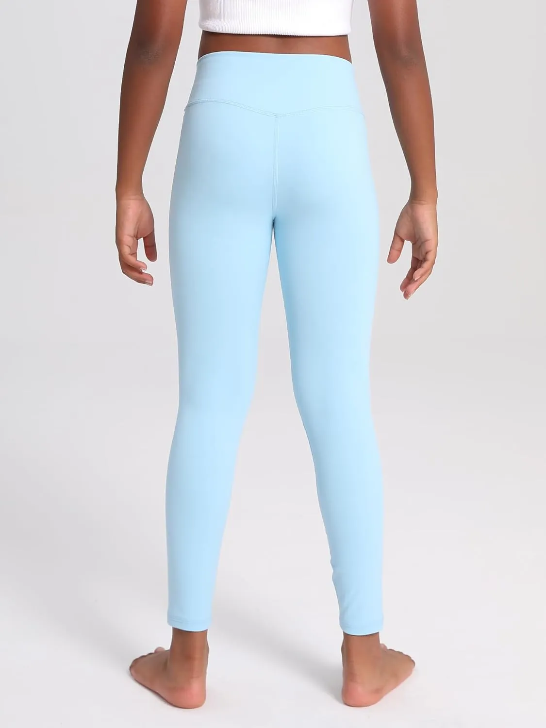 MCEDAR Girls Leggings Athletic Pants High Waisted Soft Yoga Pants Kids Workout Dance Tights Pants