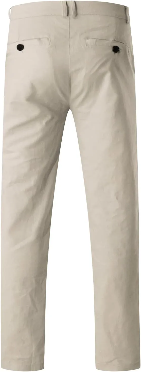 Men' S Casual Cargo Pants Loose Fit Hiking Joggers Athletic Sweatpants Outdoor Wearing Pants with Pockets Trousers