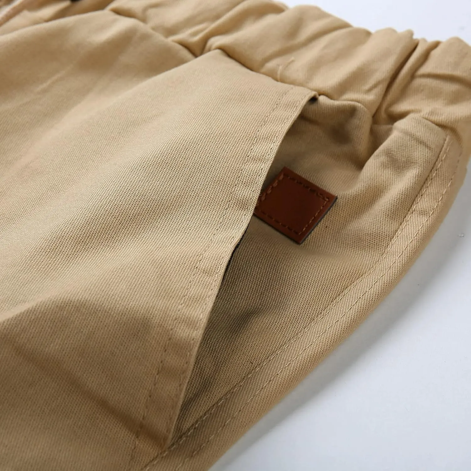 Mens 2023 Fashion Joggers Hiking Sweatpants Drawstring Waist Pants Work Sports Loose Fit Trousers with Pockets
