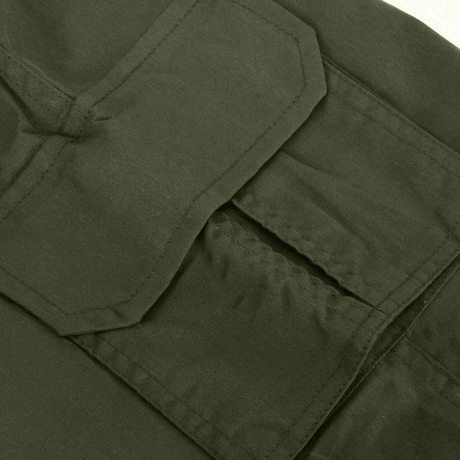 Mens Cargo Pants Casual Lightweight Elastic Waist Drawstring Tapered Pant with Pockets