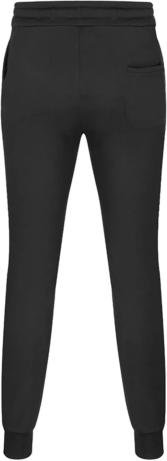 Mens Casual Pants Elastic Waist Drawstring Summer Cotton Jogger Pants, Cotton Linen Sports Beach Trousers with Pockets