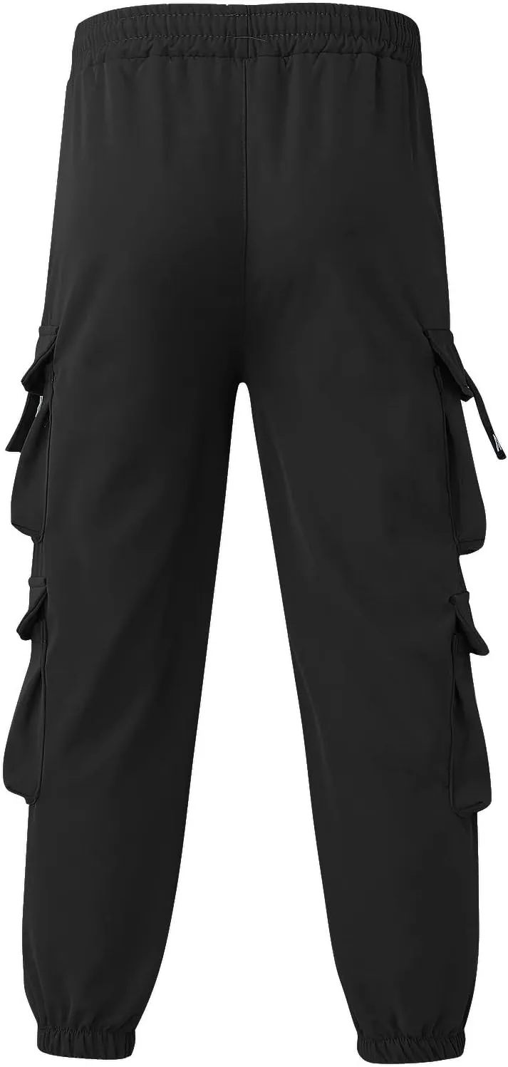 Men's Causal Cargo Pants Sports Pants Trousers Loose-Fit Classic Comfy Daily Wear with Multi-Pocket Hiking Joggers