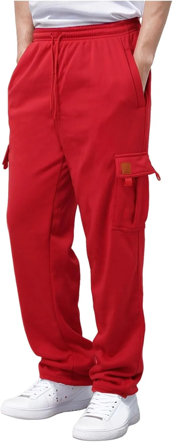 Mens Fashion Pants with Multi-Pocket Mens 2023 Classic Fit Fashion Work Trousers Hiking Outdoor Joggers Cargo Pants