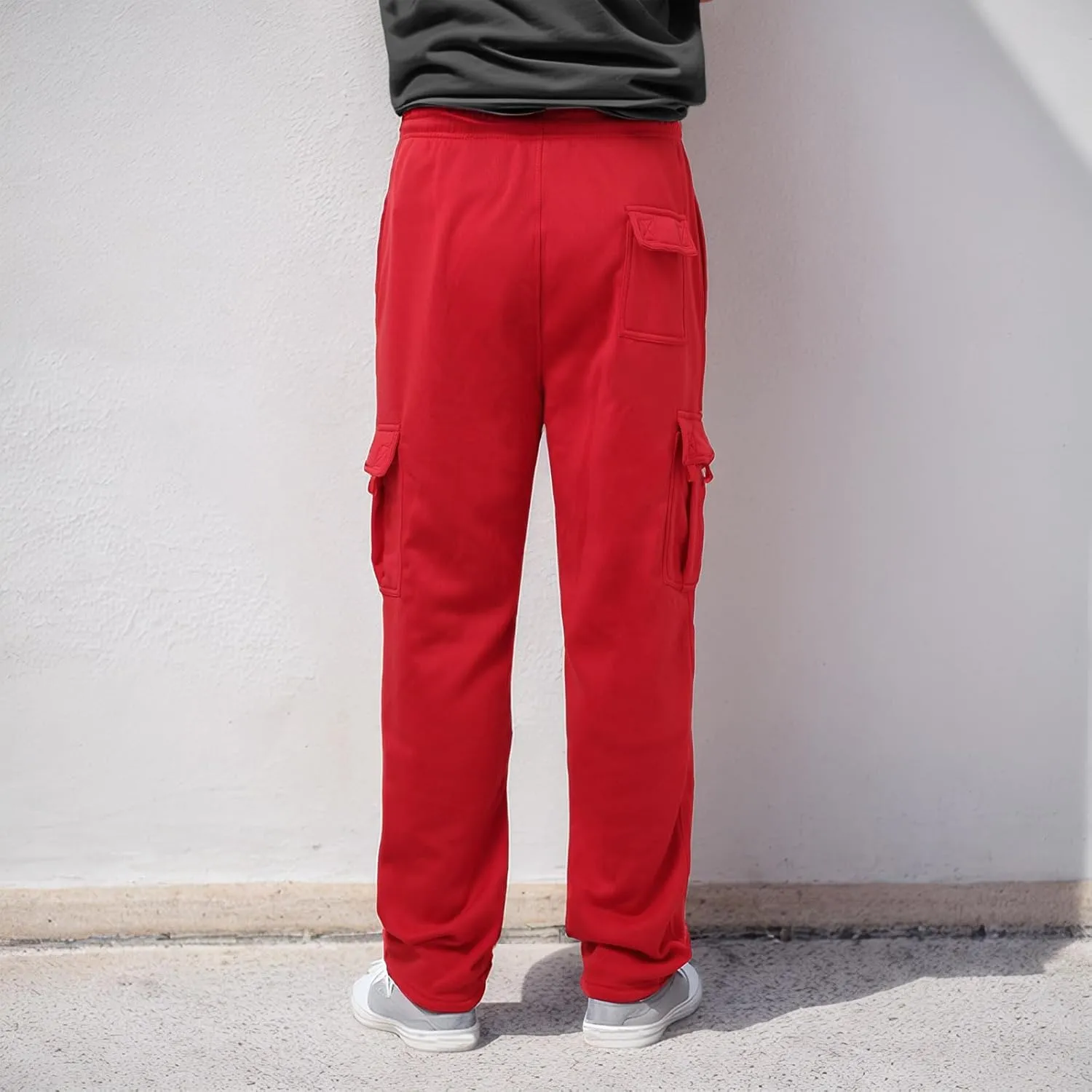 Mens Fashion Pants with Multi-Pocket Mens 2023 Classic Fit Fashion Work Trousers Hiking Outdoor Joggers Cargo Pants