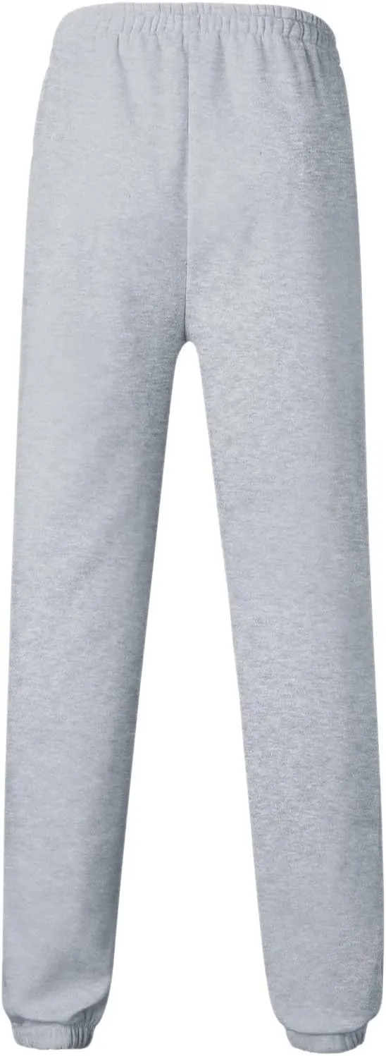 Men's Joggers Heavyweight Cargo Fleece Sweatpants Stretch Elastic Waist Trousers Drawstring Loose Pants with Pockets