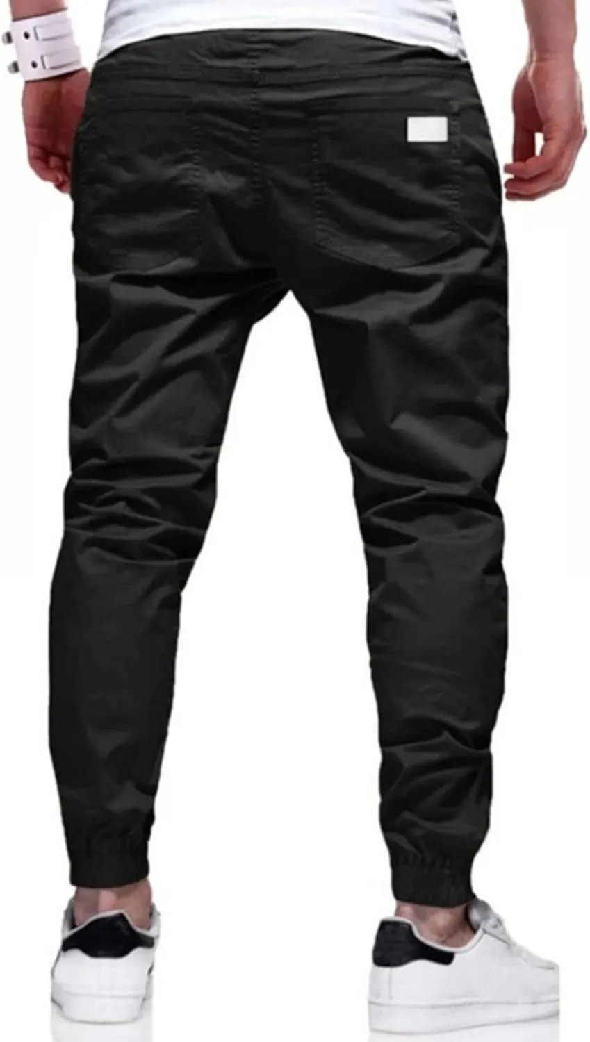 Men's Joggers Sweatpants Slim Fit Jogger Pants Drawstring Gym Running Workout Pant with Pockets