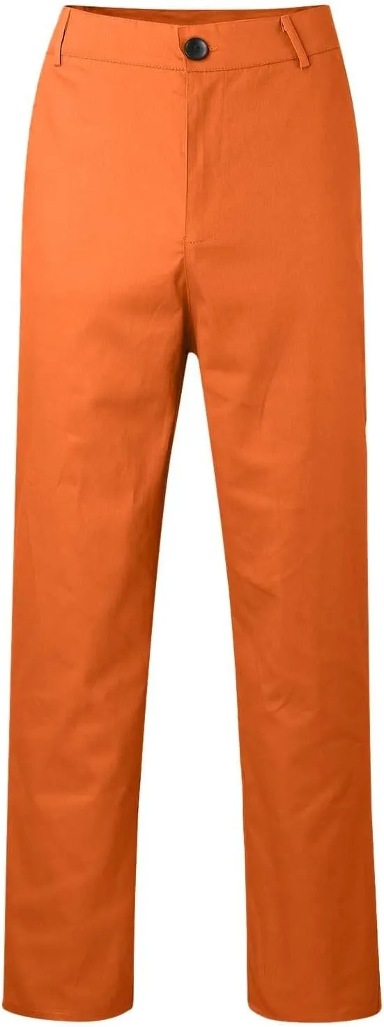Men's Straight-Fit Stretch Twill Pant, Casual Sweatpants for Men, Full Length Pants for Men, Fashion Work Pants for Men