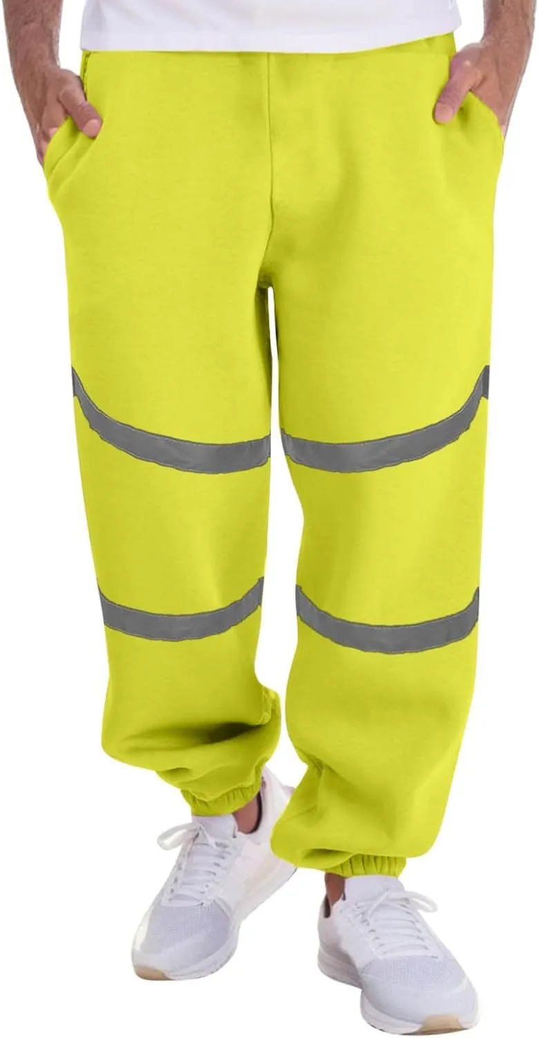 Mens Sweatpants with Pockets Big and Tall Baggy Stretch Drawstring Elastic Waist Athletic Jogger Sweat Pant with Pocket