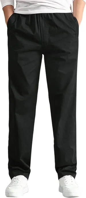 Mens Sweatpants with Pockets Big and Tall Pants Lightweight Hiking Workout Jogger Mens Streetwear Reflective Tactical