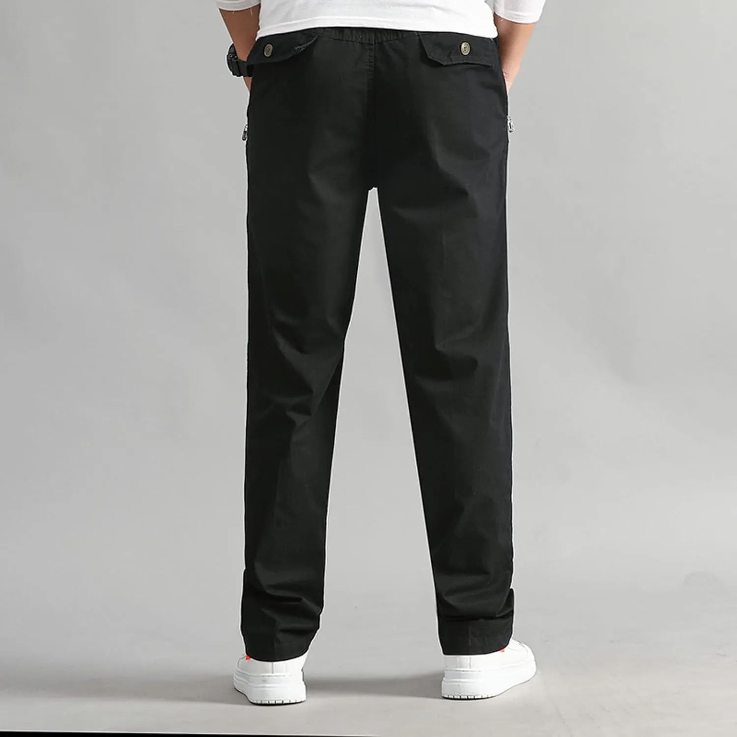 Mens Sweatpants with Pockets Big and Tall Pants Lightweight Hiking Workout Jogger Mens Streetwear Reflective Tactical
