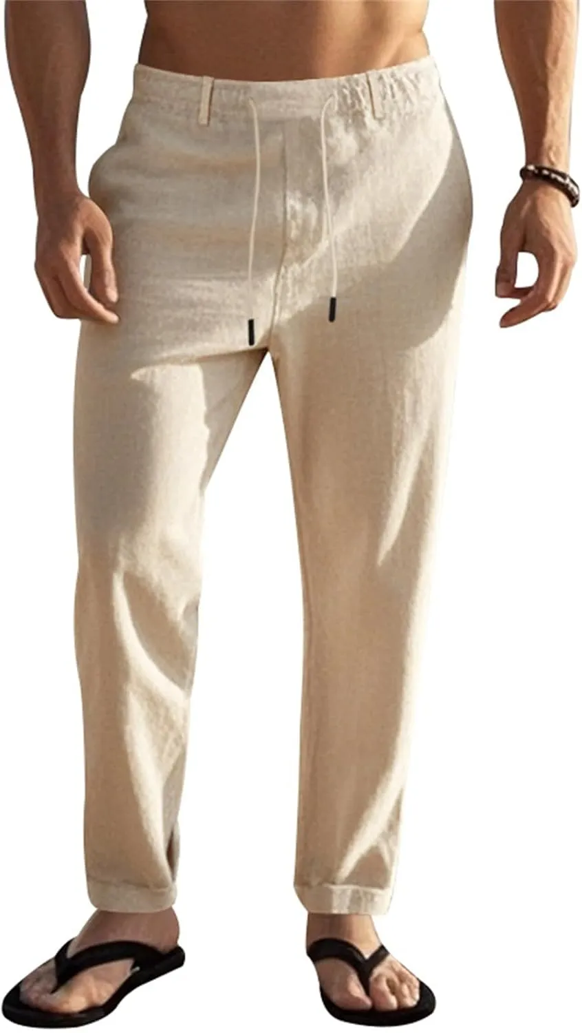 MIDOO Cargo Pant for Men Slim Fit Lightweight Hiking Travel Pant Breathable Athletic Fishing Active Joggers Zipper Pockets