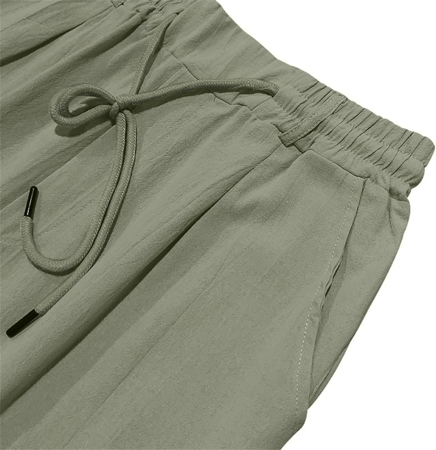 MIDOO Cargo Pant for Men Slim Fit Lightweight Hiking Travel Pant Breathable Athletic Fishing Active Joggers Zipper Pockets