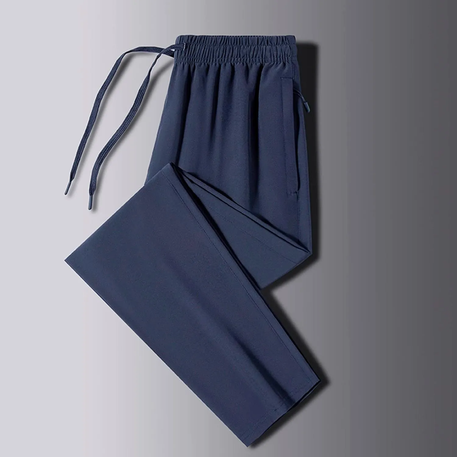 MIDOO Cargo Pants for Men Casual Drawstring Elastic Waist Sweatpants Regular Jogger Pants Loose Workout Trousers Pockets
