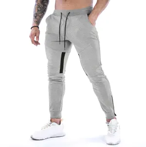 MIDOO Mens Fleece Sweatpants Tall Casual Solid Jogger Pants Lightweight Breathable Joggers Straight Leg Workout Pants