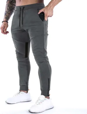 MIDOO Mens Fleece Sweatpants Tall Casual Solid Jogger Pants Lightweight Breathable Joggers Straight Leg Workout Pants