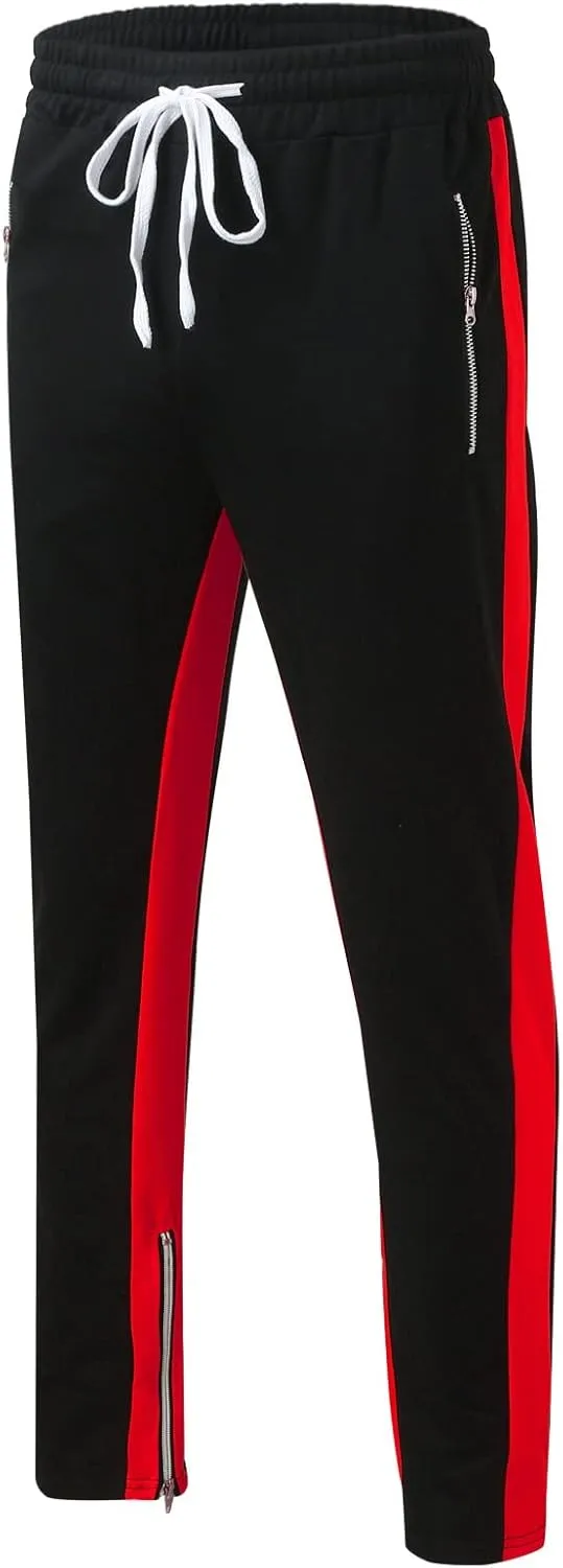 MIDOO Mens Pants Slim Fit Baggy Casual Yoga Pants Drawstring Athletic Pants Lightweight Joggers with Pockets