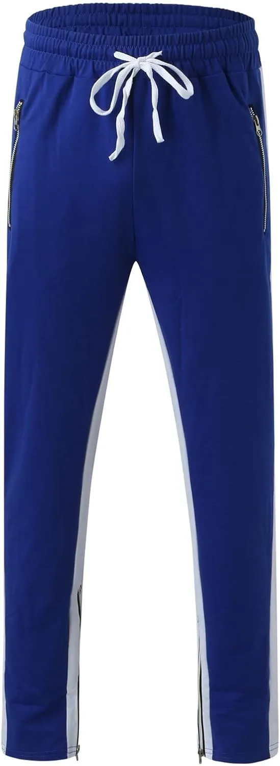 MIDOO Mens Pants Slim Fit Baggy Casual Yoga Pants Drawstring Athletic Pants Lightweight Joggers with Pockets
