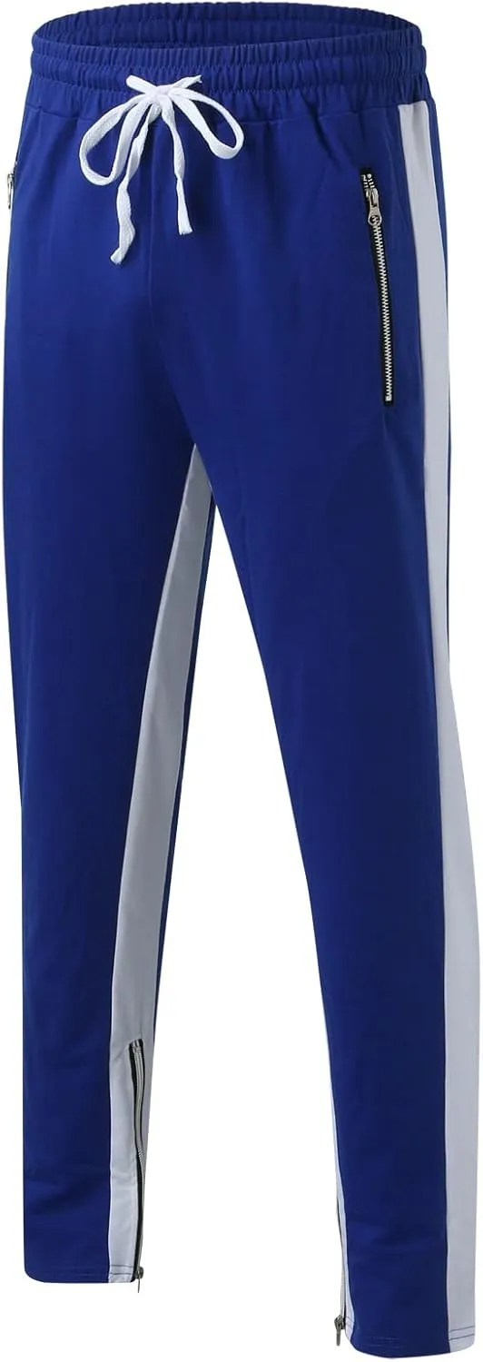 MIDOO Mens Pants Slim Fit Baggy Casual Yoga Pants Drawstring Athletic Pants Lightweight Joggers with Pockets