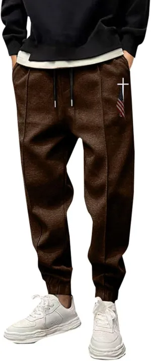 MIDOO Mens Sweatpants Open Bottom Casual Athletic Workout Gym Tapered Pants Basic Running Drawstring Workout Sweat Pants