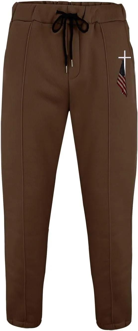MIDOO Mens Sweatpants Open Bottom Casual Athletic Workout Gym Tapered Pants Basic Running Drawstring Workout Sweat Pants