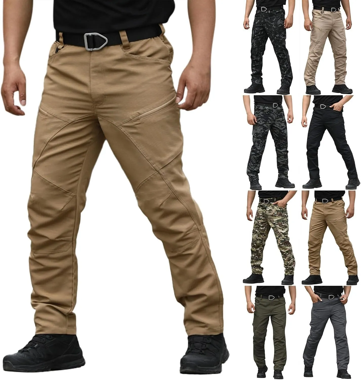 MIDOO Sweatpants for Men Baggy Stretch Joggers Drawstring Elastic Waist Gym Workout Runing Athletic Track Pants Trousers