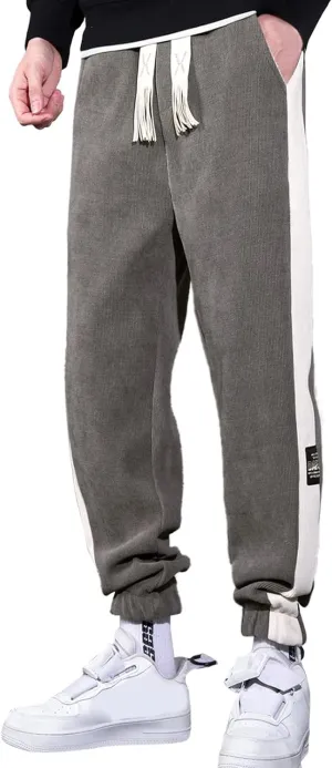 MIDOO Work Pants for Men Slim Fit Casual Athletic Tapered Sweatpants Jogger Loose Fit Active Workout Trousers