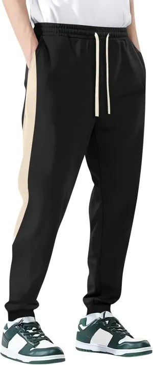 MIDOO Work Pants for Men Slim Fit Casual Athletic Tapered Sweatpants Jogger Loose Fit Active Workout Trousers