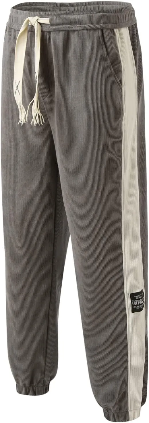 MIDOO Work Pants for Men Slim Fit Casual Athletic Tapered Sweatpants Jogger Loose Fit Active Workout Trousers