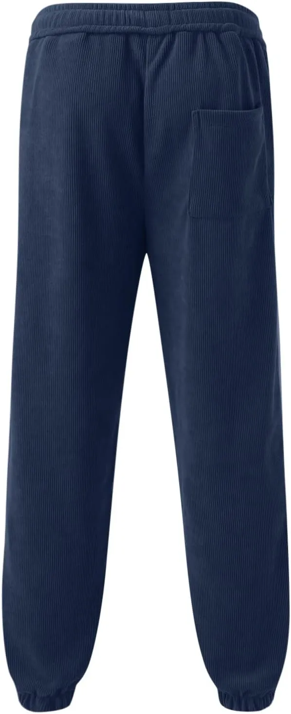 MIDOO Work Pants for Men Slim Fit Casual Athletic Tapered Sweatpants Jogger Loose Fit Active Workout Trousers