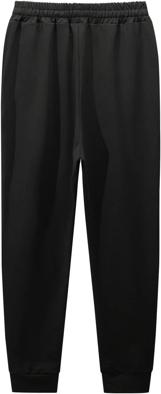 MIDOO Work Pants for Men Slim Fit Casual Athletic Tapered Sweatpants Jogger Loose Fit Active Workout Trousers