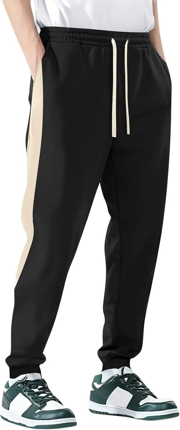 MIDOO Work Pants for Men Slim Fit Casual Athletic Tapered Sweatpants Jogger Loose Fit Active Workout Trousers