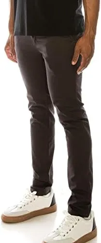 NE PEOPLE Mens Chino Pants  Basic Classic Slim Fit Twill Stretch Solid Casual Work Trouser