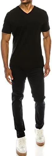 NE PEOPLE Mens Chino Pants  Basic Classic Slim Fit Twill Stretch Solid Casual Work Trouser