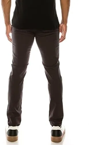 NE PEOPLE Mens Chino Pants  Basic Classic Slim Fit Twill Stretch Solid Casual Work Trouser