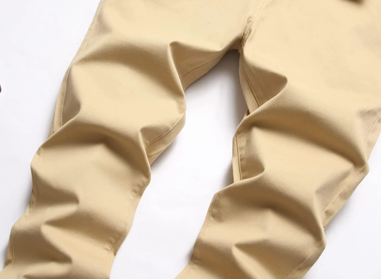 NOVOCCT Mens Dress Pants - Slim Fit Mens Casual Pants - Flat Front Stretch Skinny Business Casual Dress Chinos Pants for Men