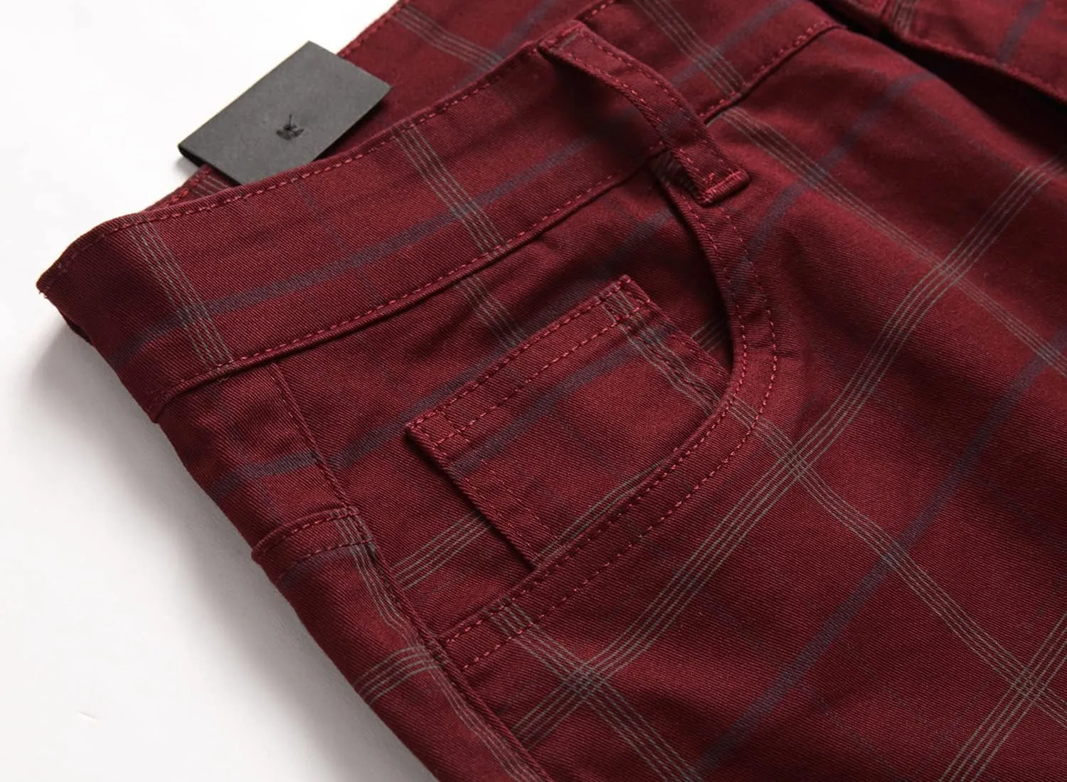 NOVOCCT Mens Dress Pants - Slim Fit Mens Casual Pants - Flat Front Stretch Skinny Business Casual Dress Chinos Pants for Men