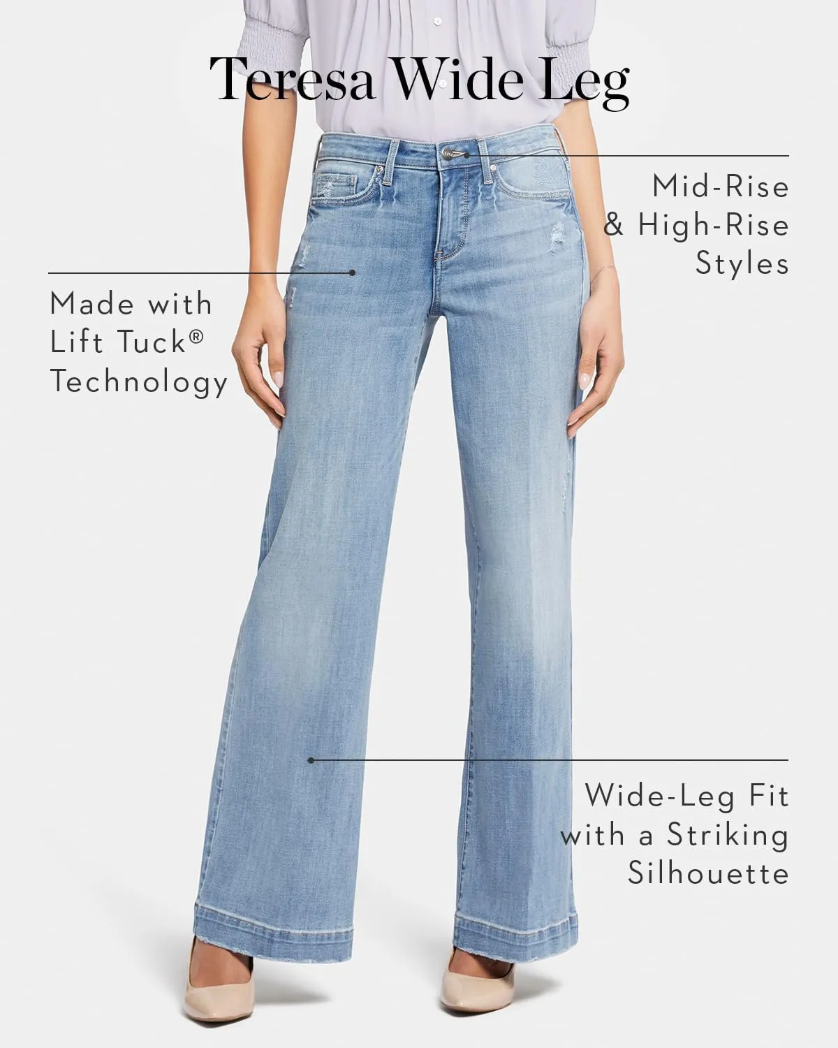 NYDJ Women's Teresa Trouser Jean