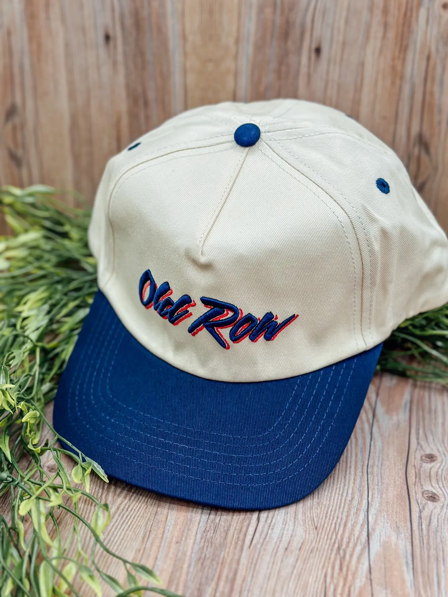 Old Row Retro Script Snapback
