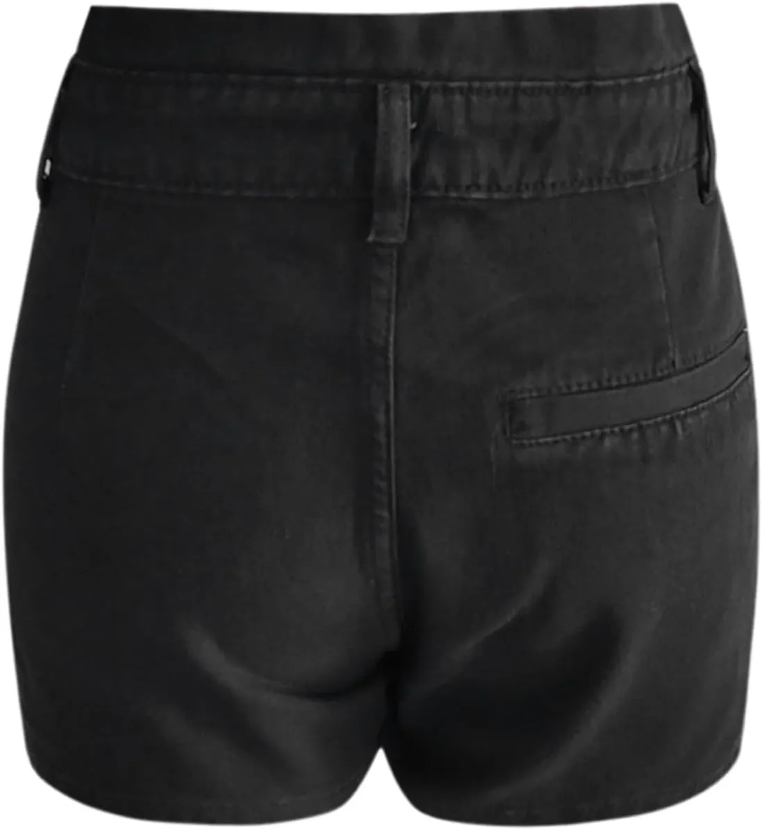 Outdoor Women's Stylish High Waisted Ruffled Vintage Denim Shorts