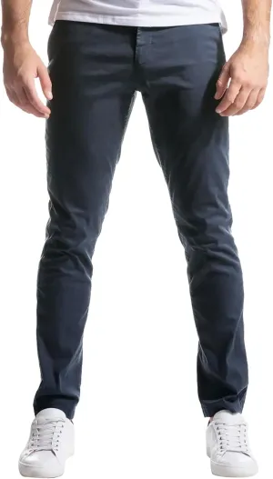 Pants for Men Slim Fit Men's Classic Veneer Crease Flat Head Chinos Mature Men's Straight Leg Pants