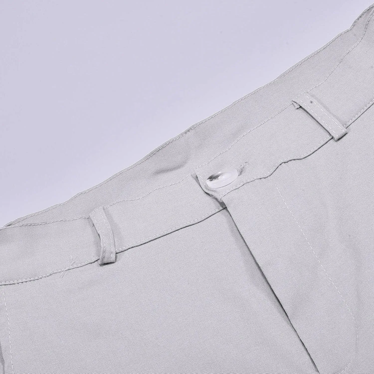 Pants for Men Slim Fit Men's Classic Veneer Crease Flat Head Chinos Mature Men's Straight Leg Pants