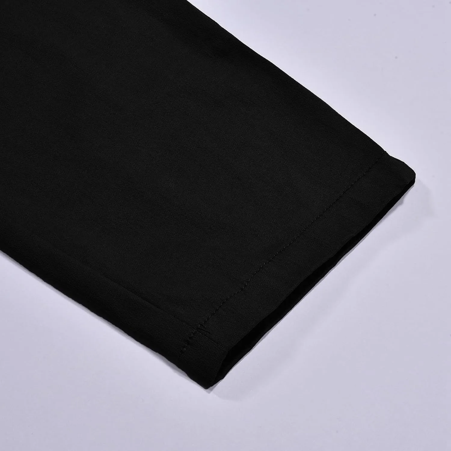 Pants for Men Slim Fit Men's Classic Veneer Crease Flat Head Chinos Mature Men's Straight Leg Pants