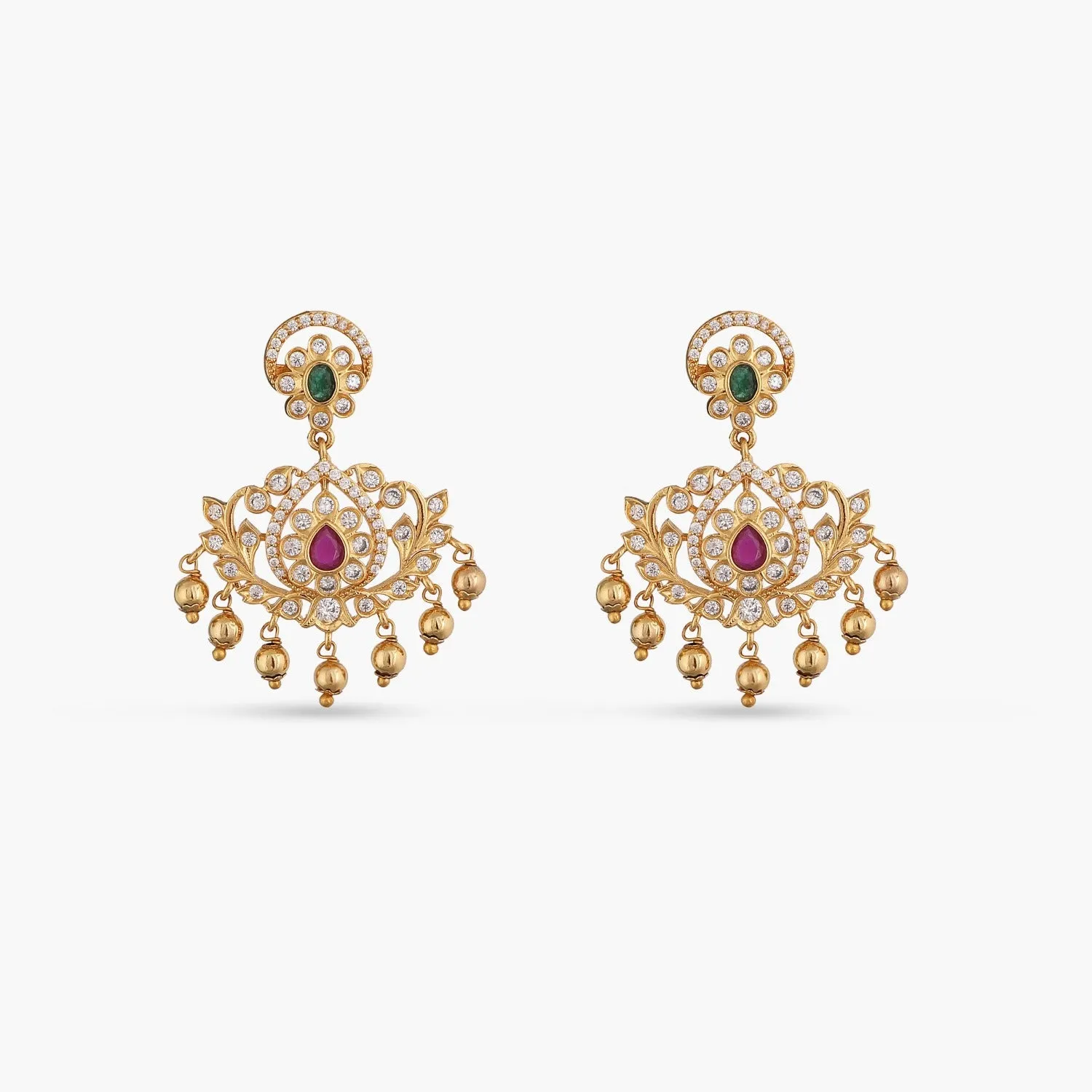 Peacock Emblem Antique Necklace Set