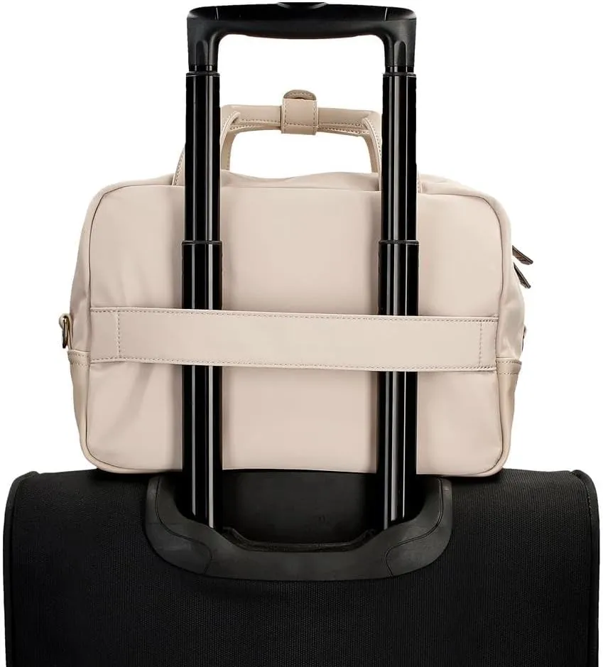 Pepe Jeans Morgan Adaptable Toiletry Bag with Shoulder Bag Beige 31x21x15cm Polyester and PU by Joumma Bags, Beige, One Size, Adaptable Toiletry Bag with Shoulder Bag, Beige, One Size, Adaptable